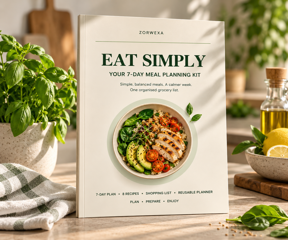 EAT SIMPLY ā 7-Day Meal Planning Kit | Digital PDF